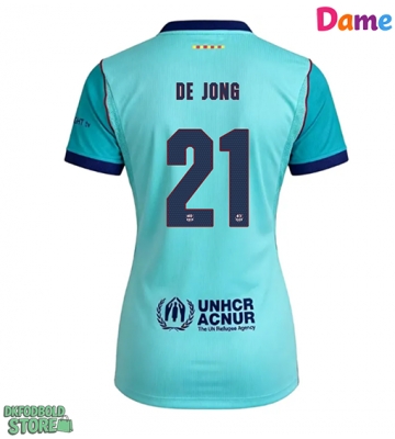 Barcelona Frenkie de Jong #21 Replika Tredjetrøje Dame 2026-27 Kortærmet